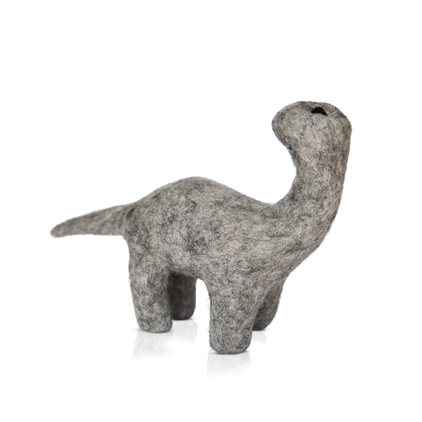 Bold Brontosaurus | Mini Dark Marle Felt Dinosaur Toy