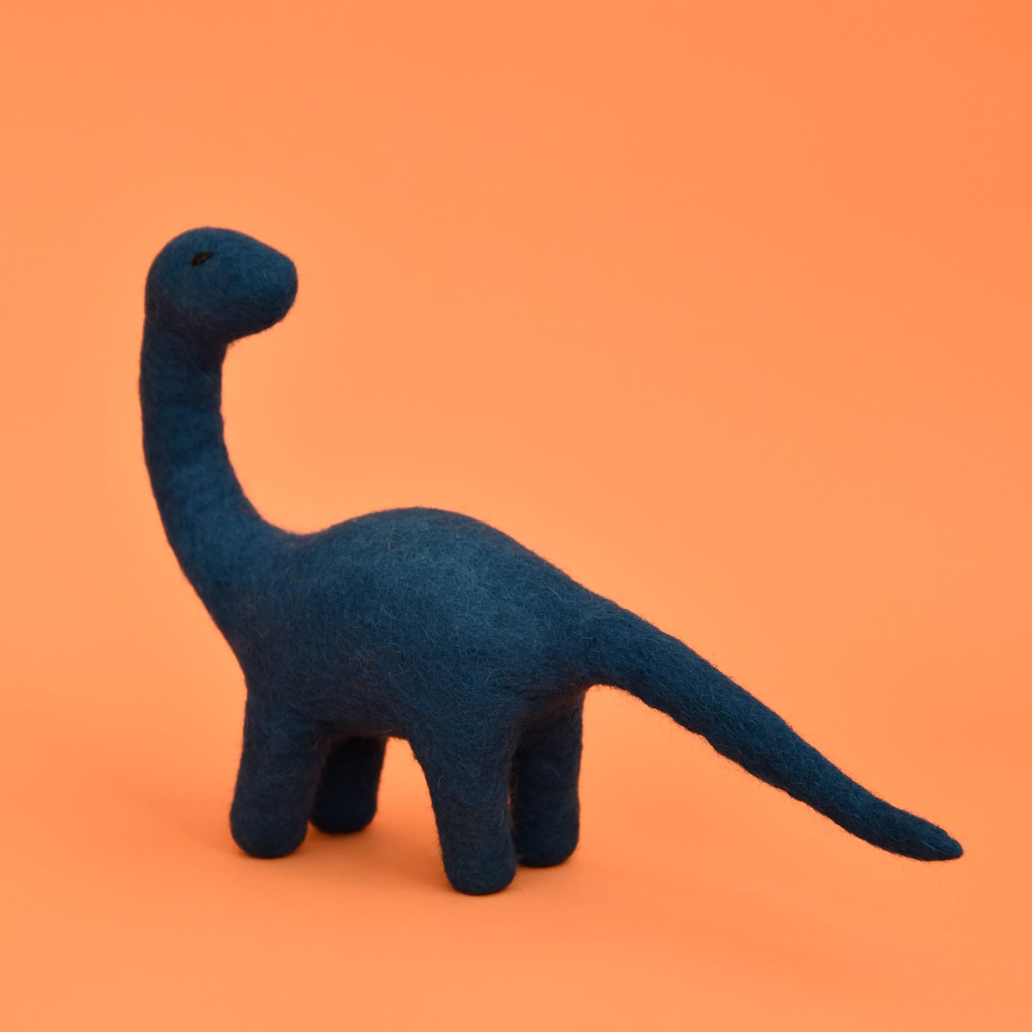 Dependable Dino | Midnight Blue Felt Dinosaur